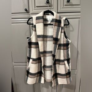 Joie Plaid Vest